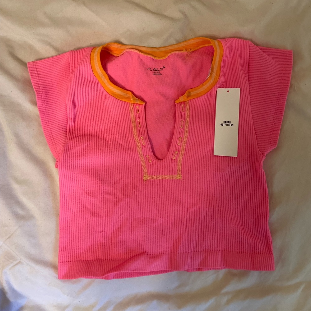 urban outfitters out from under go for gold seamless top